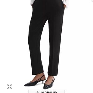 Reiss Slim Fit Black Trousers - Size UK 8 / US 4